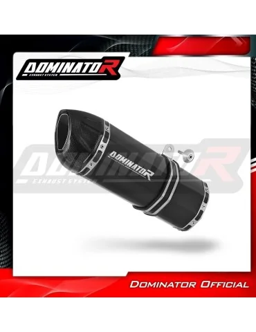 Silencieux bolt-on Dominator HP1 Noir pour Kawasaki ZR7 / ZR7S (1999-2004)