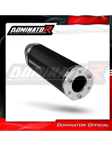 Silencieux bolt-on Dominator HP1 Noir pour Kawasaki ZR7 / ZR7S (1999-2004)