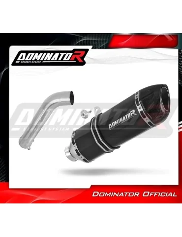 Silencieux slip-on Dominator HP1 Noir pour Moto Guzzi V85 TT (2021-2023)