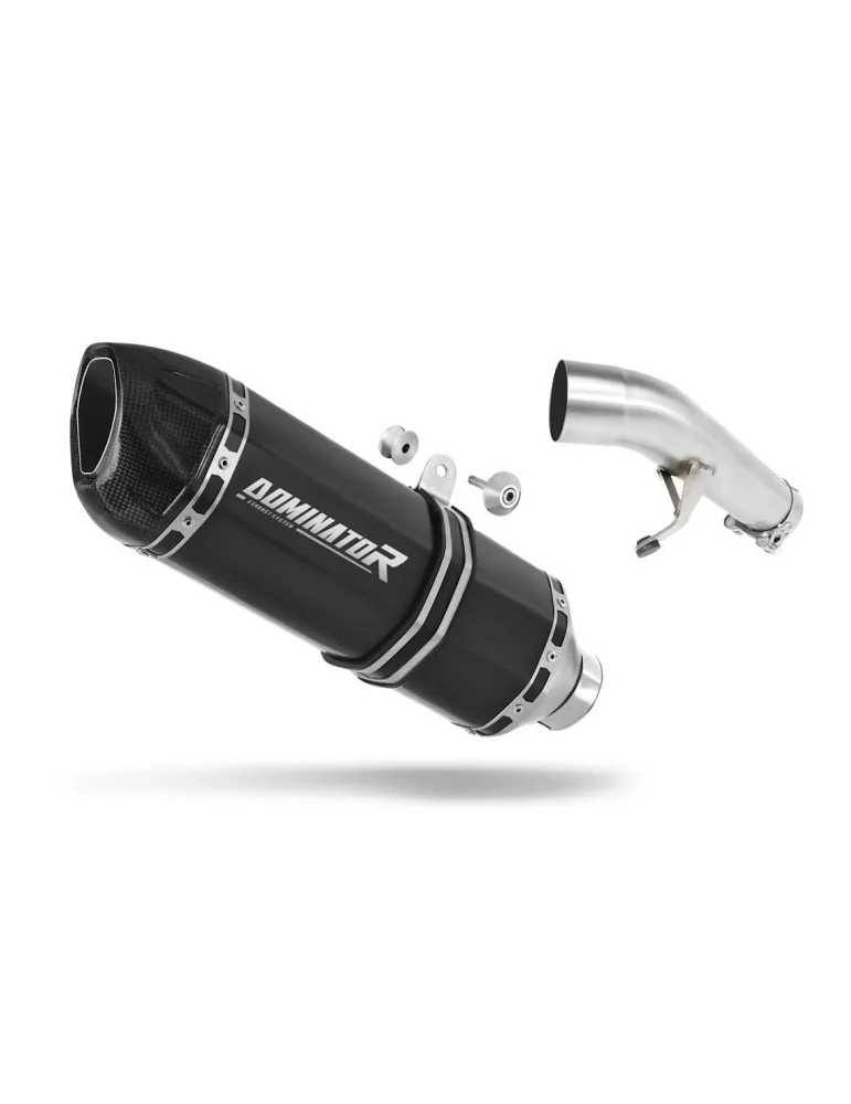 Silencieux slip-on Dominator HP1 Noir pour Suzuki GSX 1250 FA (2010-2016)
