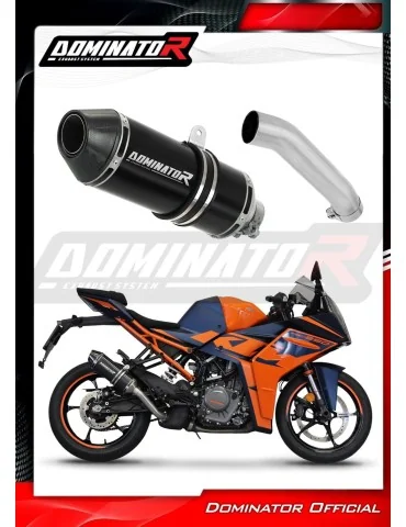 Silencieux slip-on Dominator HP3 Noir pour KTM RC 390 (2022-2024)