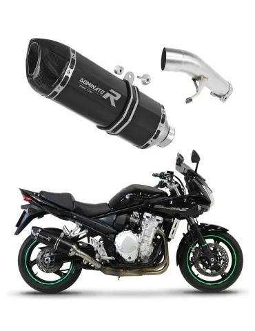 Silencieux slip-on Dominator HP1 Noir pour Suzuki GSF 650 Bandit N / S (2007-2016)