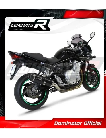 Silencieux slip-on Dominator HP1 Noir pour Suzuki GSF 650 Bandit N / S (2007-2016)