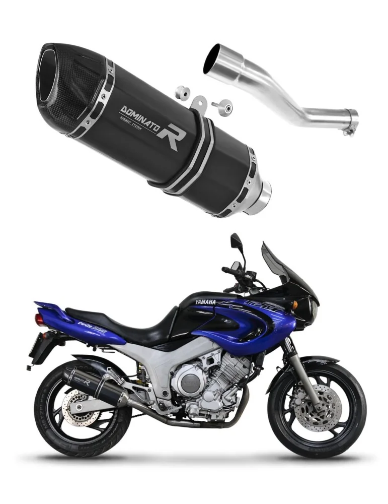 Silencieux slip-on Dominator HP1 Noir pour Yamaha TDM 850 côté droit (1996-2001)