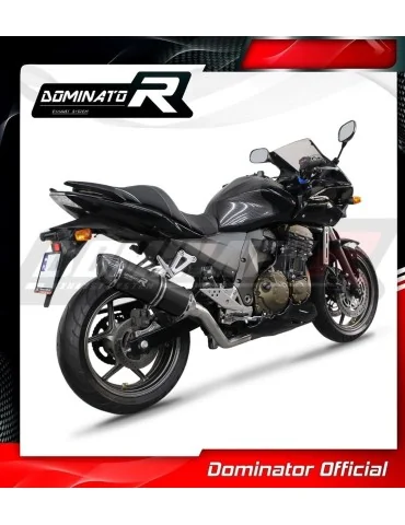 Silencieux slip-on Dominator HP1 Noir pour Kawasaki Z750 (2004-2006)