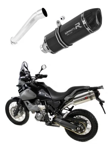 Silencieux slip-on Dominator HP1 Noir pour Yamaha XT 660 Z Tenere (2008-2016)