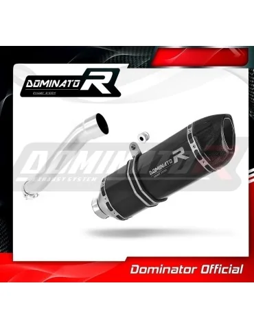 Silencieux slip-on Dominator HP1 Noir pour Yamaha XT 660 Z Tenere (2008-2016)