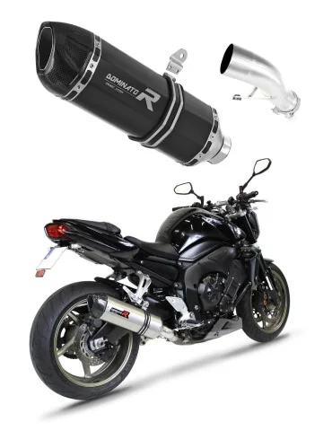 Silencieux slip-on Dominator HP1 Noir pour Yamaha FZ1 Fazer 1000 (2006-2015)