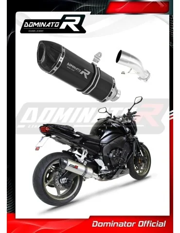 Silencieux slip-on Dominator HP1 Noir pour Yamaha FZ1 Fazer 1000 (2006-2015)