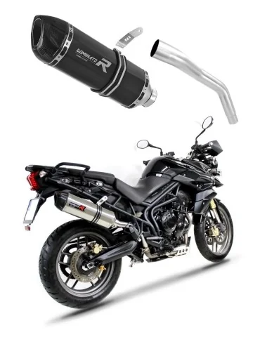 Silencieux slip-on Dominator HP1 Noir pour Triumph Tiger 800 XC XR (2011-2014)