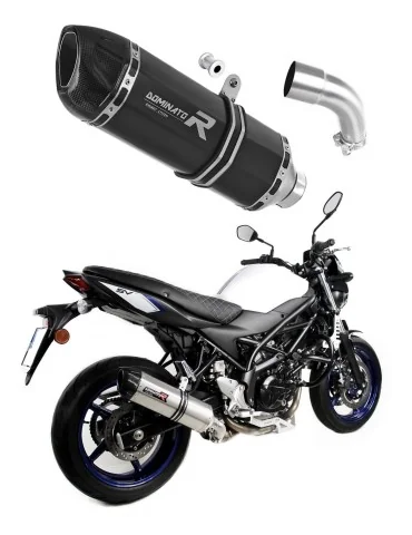 Silencieux slip-on Dominator HP1 Noir pour Suzuki SV 650 (2016-2023)