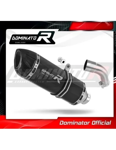 Silencieux slip-on Dominator HP1 Noir pour Suzuki SV 650 (2016-2023)