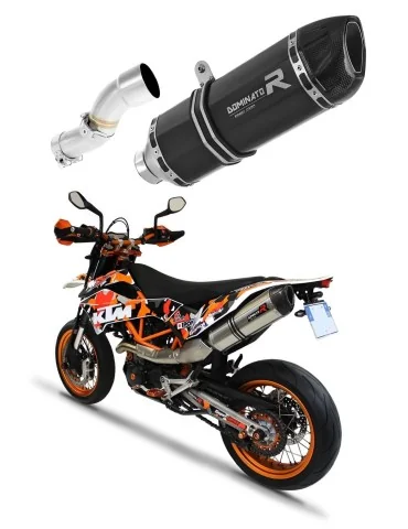 Silencieux slip-on Dominator HP1 Noir pour KTM 690 SMC R (2012-2017)