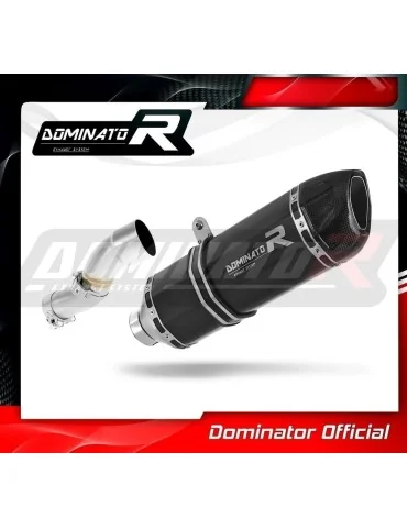 Silencieux slip-on Dominator HP1 Noir pour KTM 690 SMC R (2012-2017)
