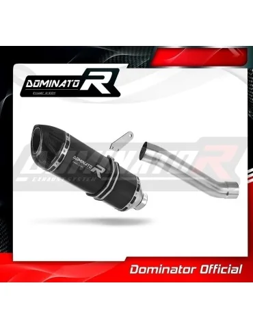 Silencieux slip-on Dominator HP1 Noir pour Ducati Monster 821 (2018-2021)