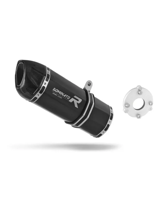 Silencieux bolt-on Dominator HP1 Noir pour Daelim VJF Roadsport 125, vue 1
