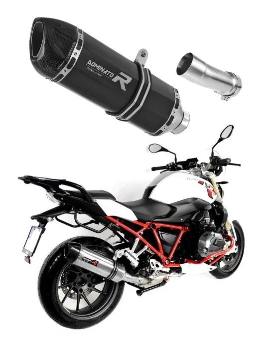 Silencieux slip-on Dominator HP1 Noir pour BMW R1200RS 2015-2018, vue 1