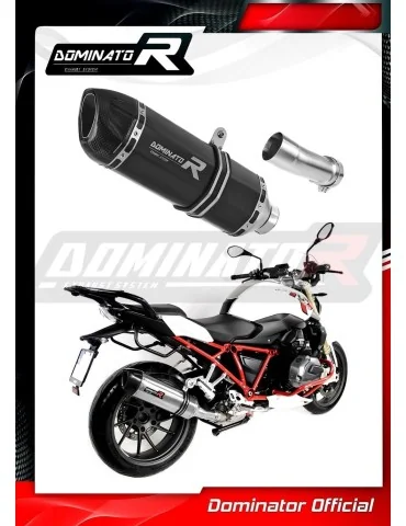 Silencieux slip-on Dominator HP1 Noir pour BMW R1200R (2015-2018)