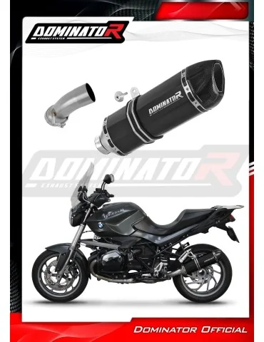 Silencieux slip-on Dominator HP1 Noir pour BMW R1200R (2010-2014)