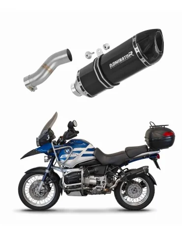 Silencieux slip-on Dominator HP1 Noir pour BMW R850R (2004-2007)