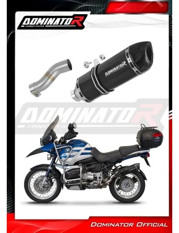 Silencieux slip-on Dominator HP1 Noir pour BMW R850R (2004-2007)