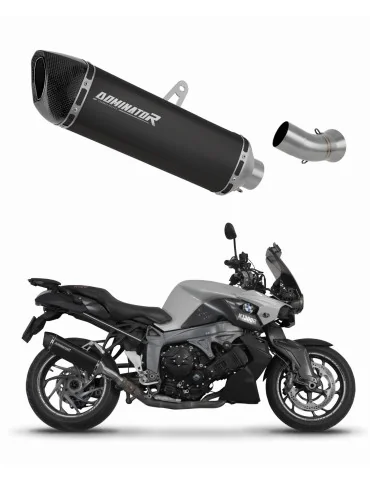Silencieux slip-on Dominator HP6 Noir pour BMW K1300R (2007-2015)
