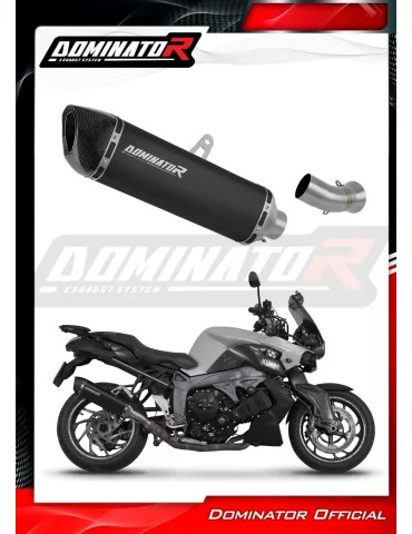 Silencieux slip-on Dominator HP6 Noir pour BMW K1300R (2007-2015)