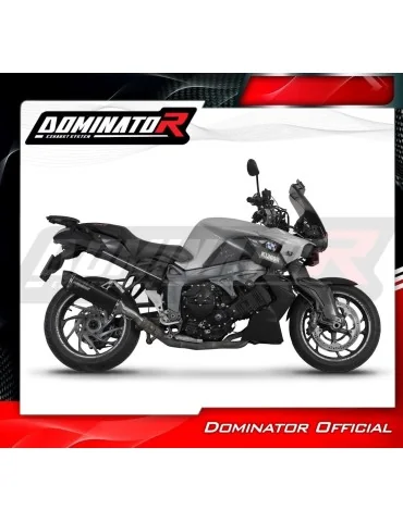 Silencieux slip-on Dominator HP6 Noir pour BMW K1300R (2007-2015)