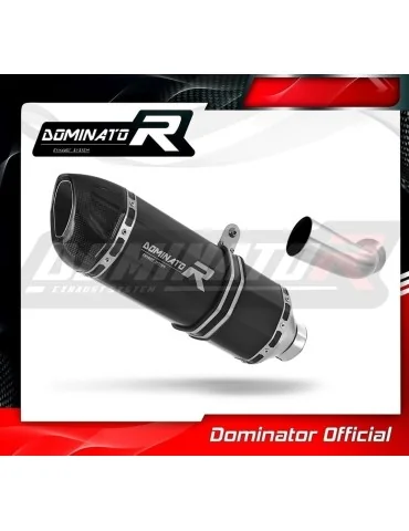 Silencieux slip-on Dominator HP1 Noir pour BMW K1200GT (2006-2008)
