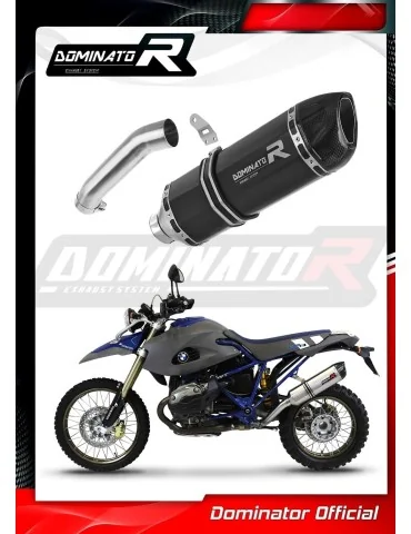 Silencieux slip-on Dominator HP1 Noir pour BMW HP2 Enduro (2004-2007)