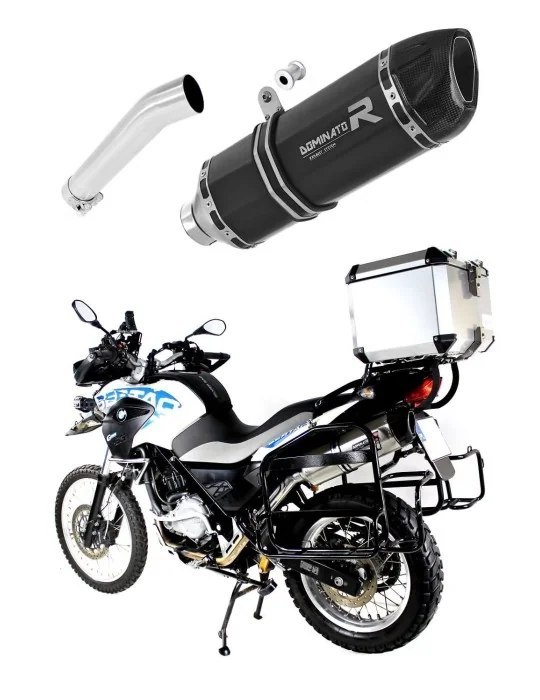Silencieux slip-on Dominator HP1 Noir pour BMW G650 GS 2011-2018, vue 1