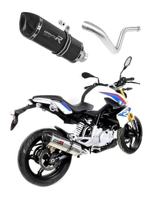 Silencieux slip-on Dominator HP1 Noir pour BMW G310R 2016-2022, vue 1