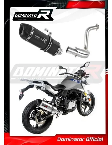 Silencieux slip-on Dominator HP1 Noir pour BMW G310GS (2016-2024)