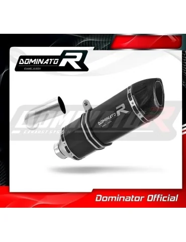 Silencieux slip-on Dominator HP1 Noir pour BMW F800ST (2006-2012)