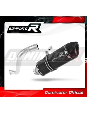 Silencieux slip-on Dominator HP1 Noir pour BMW F650 Funduro