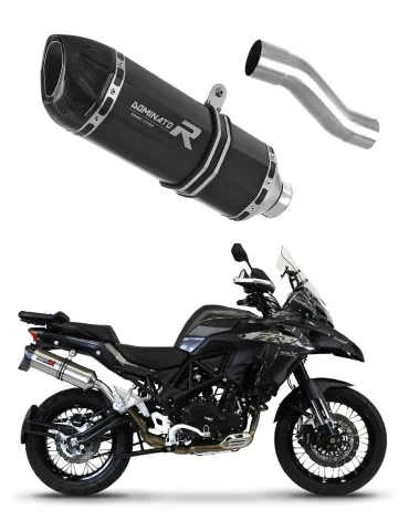 Silencieux slip-on Dominator HP1 Noir pour Benelli TRK 502X (2018-2021)