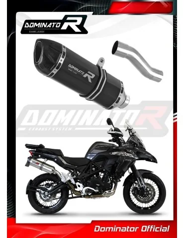 Silencieux slip-on Dominator HP1 Noir pour Benelli TRK 502X (2018-2021)