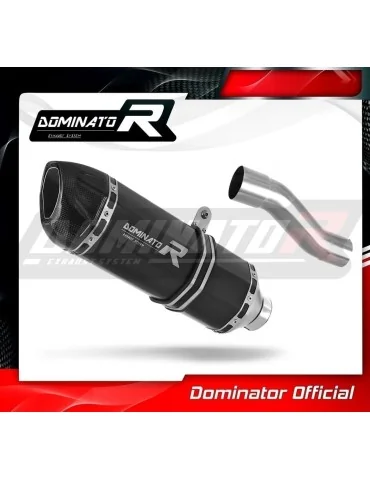 Silencieux slip-on Dominator HP1 Noir pour Benelli TRK 502X (2018-2021)