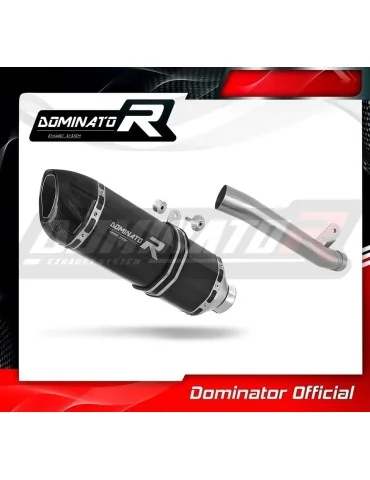 Silencieux slip-on Dominator HP1 Noir pour Suzuki GSXR 1000 K1 - K4 (2001-2004)