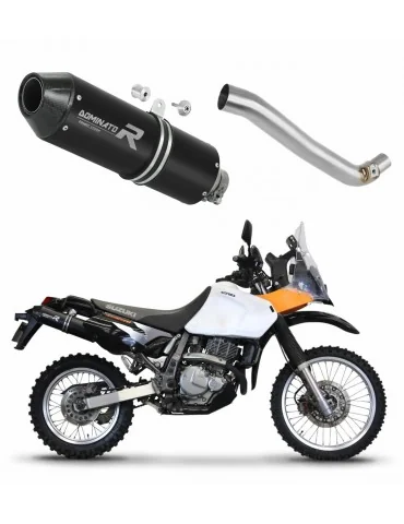 Silencieux slip-on Dominator MX2 Noir pour Suzuki DR 650 SE / S (1996-2024)