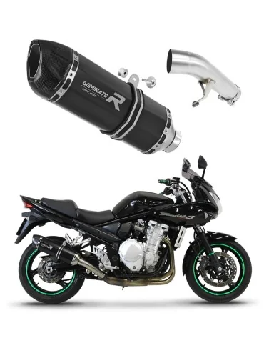 Silencieux slip-on Dominator HP1 Noir pour Suzuki GSF 1250 N / S Bandit (2007-2016)