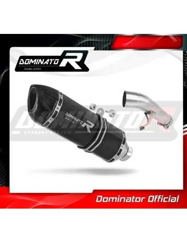 Silencieux slip-on Dominator HP1 Noir pour Suzuki GSF 1250 N / S Bandit (2007-2016)