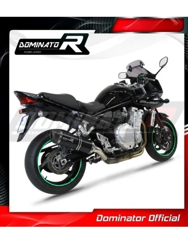 Silencieux slip-on Dominator HP1 Noir pour Suzuki GSF 1250 N / S Bandit (2007-2016)