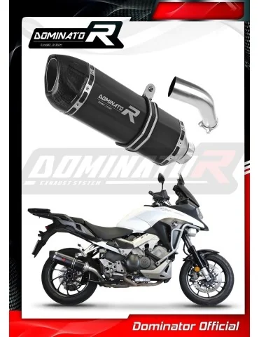Silencieux slip-on Dominator HP1 Noir pour Honda VFR 800 X Crossrunner (2015-2021)