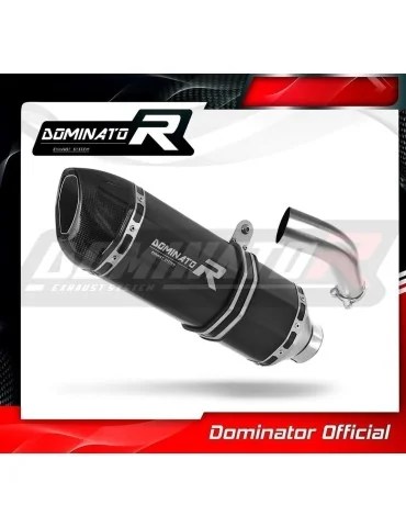 Silencieux slip-on Dominator HP1 Noir pour Honda VFR 800 X Crossrunner (2015-2021)