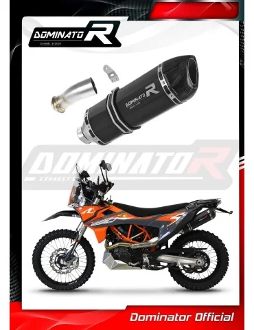 Silencieux slip-on Dominator HP1 Noir pour KTM 690 Enduro R (2021-2023)