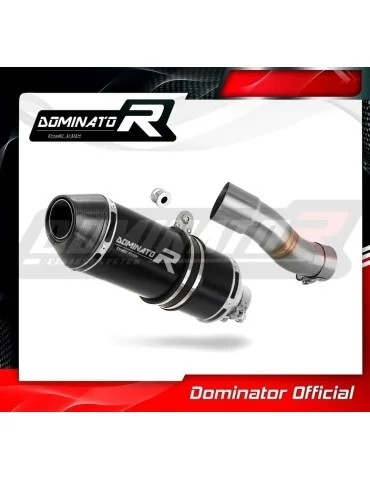 Silencieux slip-on Dominator HP3 Noir pour Suzuki SFV 650 Gladius (2009-2015)