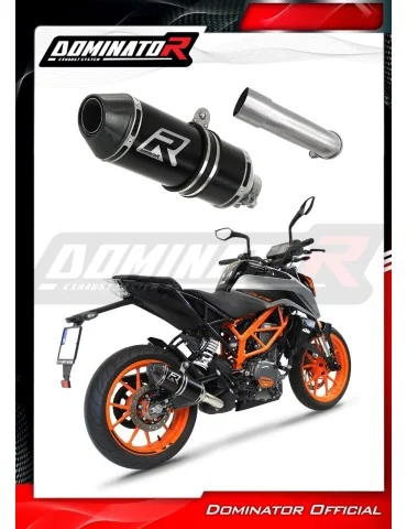 Silencieux slip-on Dominator HP3 Noir pour KTM 390 Duke (2021-2023)