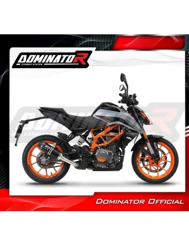 Silencieux slip-on Dominator HP3 Noir pour KTM 390 Duke (2021-2023)