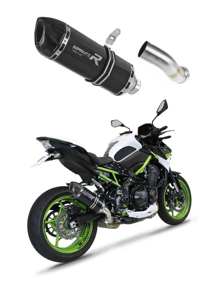 Silencieux slip-on Dominator HP1 Noir pour Kawasaki Z 900 (2020-2024)